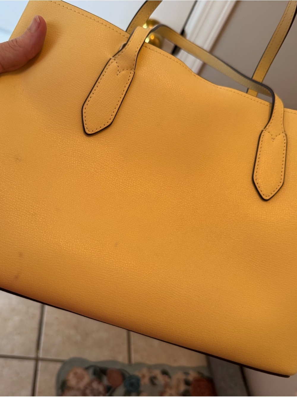 kate spade Lemon Yellow Leather Tote - Picture 13 of 16